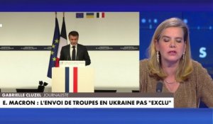 Gabrielle Cluzel : «Est-ce que l'on veut que des soldats français aillent mourir en Ukraine ?»