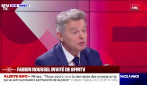 Fabien Roussel, sur l'insécurité à Nîmes: "Il faut une présence policière permanente"
