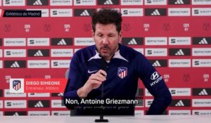 Simeone : "Griezmann doit récupérer"
