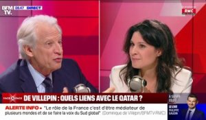 Quels sont les liens de Dominique de Villepin avec le Qatar? L'échange tendu entre l'ex-ministre des Affaires étrangères et Apolline de Malherbe