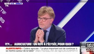 Agriculture: "Le président de la République souhaite rencontrer les organisations syndicales et les filières" d'après Marc Fesneau
