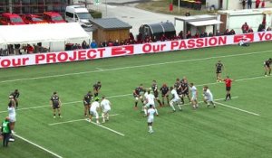 TOP 14 - Essai de Lenni NOUCHI (MHR) - Oyonnax Rugby - Montpellier Hérault Rugby