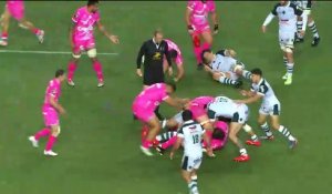 TOP 14 - Essai de Sekou MACALOU 2 (SFP) - Stade Français Paris - Section Paloise