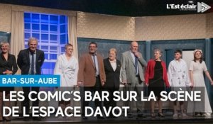 Les Comic’s Bar sur la scène de  l’espace Davot de Bar-sur-Aube