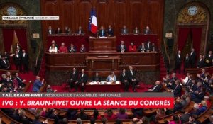 Yaël Braun-Pivet ouvre la séance du Congrès : «La France est à l'avant-garde, à sa place»