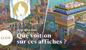 Les affiches des JO de Paris 2024 dévoilées : un grand format "plein de petites histoires"