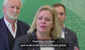 Euro 2024 - La ministre de l'intérieur allemande met l'accent sur la sécurité à 100 jours du tournoi