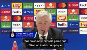 Real Madrid - Ancelotti content de la qualif, pas de la prestation