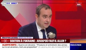Ukraine: "Trois entreprises françaises vont créer des partenariats avec des entreprises ukrainiennes" pour produire des drones voir des munitions, annonce Sébastien Lecornu
