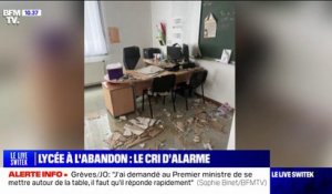Les élèves et professeurs du lycée Blaise Cendrars à Sevran lancent un cri d'alerte devant l'insalubrité de leur établissement