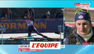 Justine Braisaz-Bouchet : « Une course très exigeante » - Biathlon - CM (F)