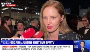 "C'est un rêve mais c'est aussi une campagne": Justine Triet réagit sur BFMTV à l'Oscar du meilleur scénario
