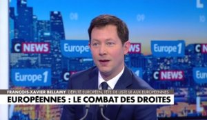 François-Xavier Bellamy : «Notre adversaire, c’est la gauche qui est au pouvoir depuis 2012 en France»