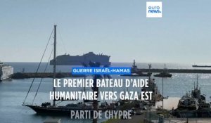 Un navire d'aide humanitaire pour Gaza est parti de Chypre