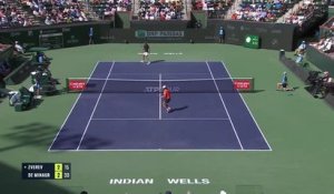 Indian Wells - Zverev s'extirpe du piège De Minaur