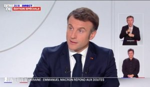 Emmanuel Macron: "Vous avez un régime au Kremlin qui s'est profondément durci"
