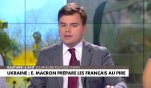 L'édito de Gauthier Le Bret : «Ukraine : Emmanuel Macron prépare les Français au pire»