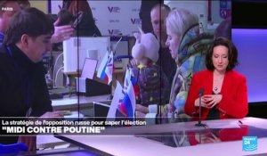 "Midi contre Poutine", la stratégie de l'opposition russe pour saper l'élection