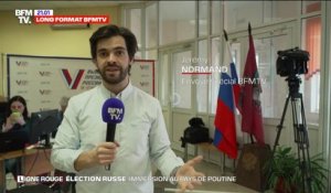 LIGNE ROUGE - Une équipe de BFMTV a pu se rendre dans un bureau de vote en Russie