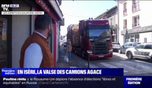 En Isère, la valse des camions agace les habitants des Abrets en Dauphiné