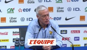 Deschamps : «Griezmann a un souci avec sa cheville» - Foot - Bleus