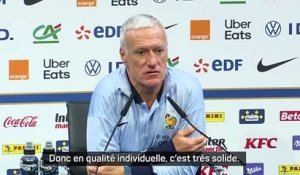 Deschamps : "Avec l'Allemagne, il y a du répondant et de l'adversité en face"