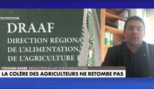 Yohann Barbe : «On a des agriculteurs qui n’en peuvent plus, les actes ne sont pas suivis d’effets sur les exploitations»