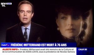Ministre de la Culture, homme de télévision, écrivain...Comment Frédéric Mitterrand a marqué la vie politique et médiatique française