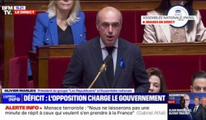 Dette publique: "Vous avez menti aux Français" assure Olivier Marleix, président du groupe LR à l'Assemblée nationale