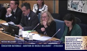 Audition à l'Assemblée nationale - Éducation nationale : audition de Nicole Belloubet - 27/03/2024