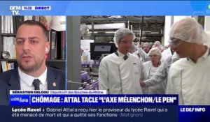 "C'est de l'hypocrisie de A à Z": Sébastien Delogu (LFI) s'exprime suite aux propos de Gabriel Attal sur "l'axe Mélenchon/Le Pen"