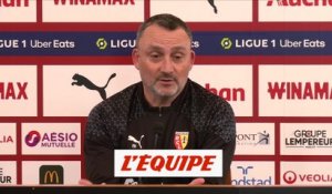 Franck Haise (Lens) : « La communication du club, je la valide totalement » - Foot - JO