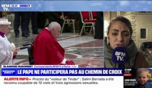 Le pape François annule sa participation au Chemin de croix pour "préserver sa santé"