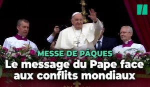 Pour Pâques, le pape François appelle à « ne pas céder à la logique des armes »