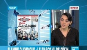 La torche a enflammé la presse