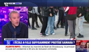 Collégienne agressée à Montpellier: "Le harcèlement, on l'a sous nos yeux et malheureusement, souvent, on ne le voit pas", déplore Arnaud Fabre (administrateur du mouvement "Les stylos rouges")