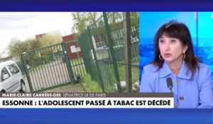 L'adolescent passé à tabac dans l'Essonne est décédé, Marie-Claire Carrère-Gee réagit