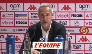 Hütter (Monaco) : « On a été plus chanceux que contre Lorient » - Foot - Ligue 1