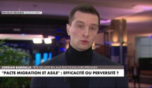 Jordan Bardella : «Emmanuel Macron et l’Union Européenne veulent répartir les migrants dans nos communes, moi je veux les faire repartir»