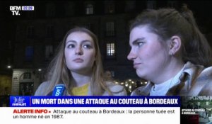 "Mon amie voit quelqu'un tomber dans les bras de quelqu'un d'autre": deux personnes présentes à proximité de l'attaque au couteau à Bordeaux racontent la scène