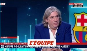 Le match difficile de Kylian Mbappé contre le Barça - Foot - C1 - PSG