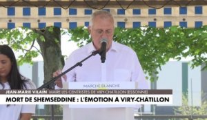 Le maire de Viry-Châtillon rend hommage à Shemseddine