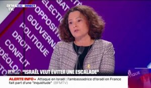 Alona Fisher-Kamm, ambassadrice d'Israël en France sur une réponse d'Israël après l'attaque de l'Iran: "Il ne faut rien exclure"