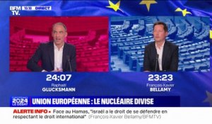 Nucléaire: Raphaël Glucksmann et François-Xavier Bellamy s'opposent sur le mix énergétique français