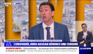 Othman Nasrou, vice-président "Les Républicains" de la région Île-de-France, estime que La France Insoumise "ne respecte pas les règles de campagne électorale"