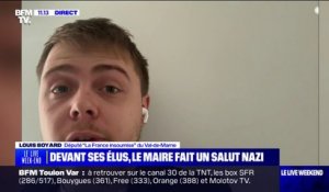"Ce salut nazi paraît être la goutte de trop": Louis Boyard, député "La France Insoumise" réagit après le salut nazi du maire de Villeneuve-Saint-Georges