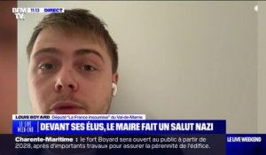 "C'est une honte absolue pour notre ville": Louis Boyard, député "La France Insoumise" réagit après le salut nazi du maire de Villeneuve-Saint-Georges