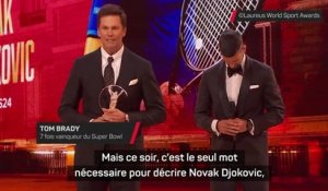 Laureus World Sports Awards - Brady remet le trophée de sportif de l’année à Djokovic