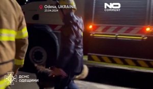 Encore des frappes russes sur Odessa, bâtiments civils endommagés