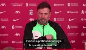 Liverpool - Klopp : "Pas honnête de dire qu'Everton est le match de l'année"
